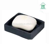 Natural stone soap dish/hotel soap dish/slate soap plate