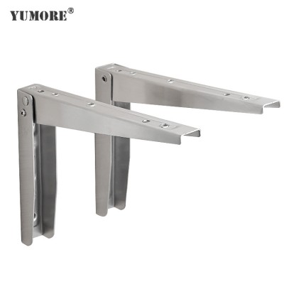 Heavy duty metal connecting brackets for furniture decorative folding adjustable shelf brackets