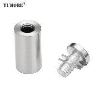 Wall mounted stainless steel advertisement nail hollow solid standoff