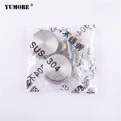 mirror nail shutter screw caps for glass