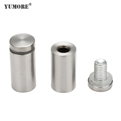 Glass Screw Decorative Head Mirror Stainless Steel Hex Cap Screw