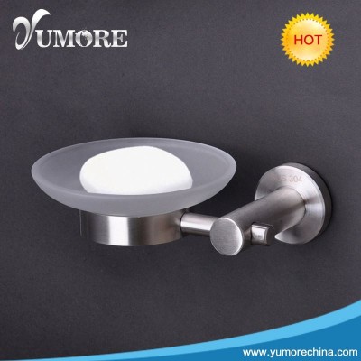 wall mounted bath holder bathroom accessories hotel shower hanging 304 stainless steel soap dish