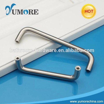 Home shower room decorative glass door handle hardware