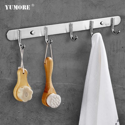 Used in Furniture Wall Strengthen Square Shape Aluminum Hook